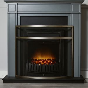 Silverflame 25" Nickel Fire Guard 